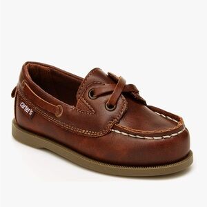 Carter's Brown Moccasin Kids Toddler Dress Shoes,Size 6 .